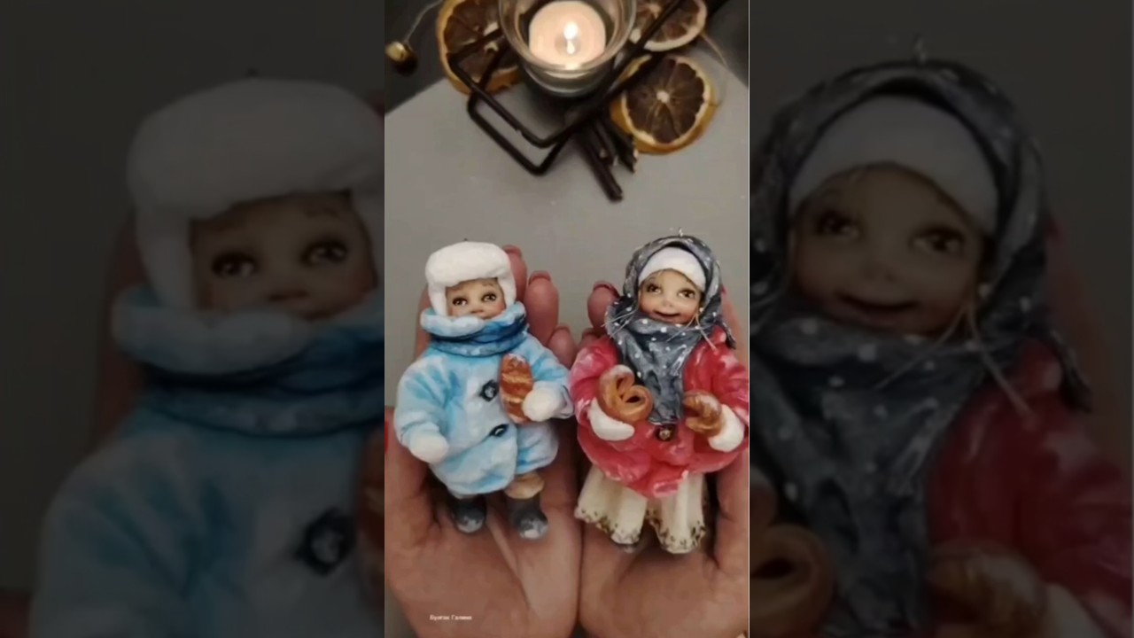 DIY cotton wool toy/ МК объемная шуба 