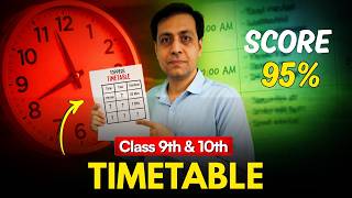 Topper’s Time Table for Class 9th &amp; 10th 🔥 | Average to Topper Timetable | Adnan Buland