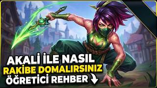 100% MAÇ KAYBETME GARANTİLİ! Top Global Akali Tek Yeme Build(cidden tek yedim!)