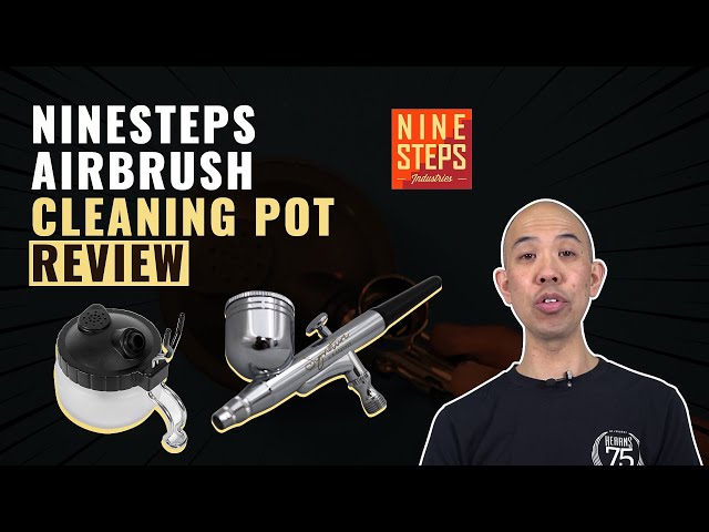 NINESTEPS Airbrush Cleaning Pot with Holder – Ninesteps Industries