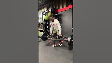 Banded Split Stance Trap Bar Deadlift