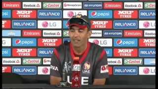 Live Post Match Press Conference West Indies v United Arab Emirates - Napier