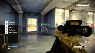 Cod GHOSTS Multiplayer Live    Golden USR Sniper Gameplay    Ghosts Gold Sniper