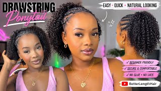 Beginner-Friendly Drawstring Ponytail Installation | BetterLength Hair