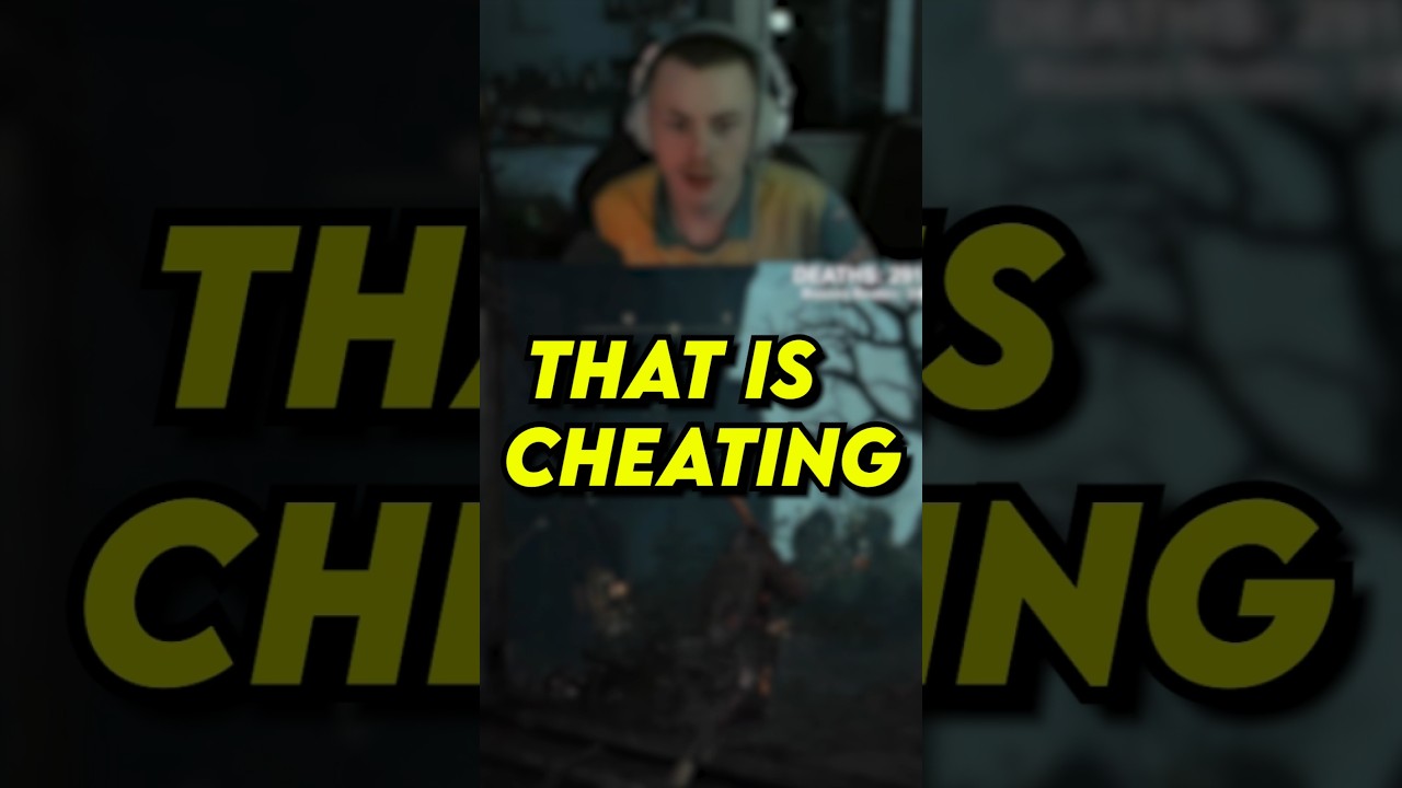 THIS ELDEN RING NPC WAS CHEATING... 😭😡 #shorts #funny #eldenring #clips