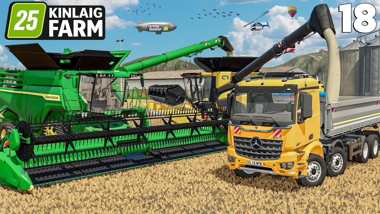 Buying A Biggest Harvester & Oat Harvesting | Kinlaig Farm | Farming Simulator 25