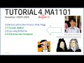 KALKULUS I: Tutorial Daring MA1101 Sem I 2024/2025