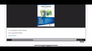 Stompin' at the Savoy - Benny Goodman arr. Greg Yasinitsky