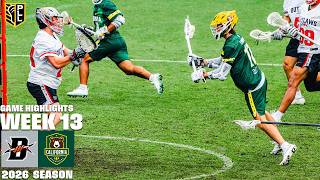 Denver Outlaws vs California Redwoods Week 13 Game Highlights 2026 Season
