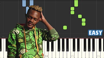 Kwesta - Ngiyaz'fela Ngawe ft thabsie | EASY PIANO TUTORIAL by SA Piano