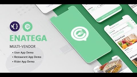 Enatega Marketplace Delivery Solution Demo | Customer, Rider and Restaurant App Showcase