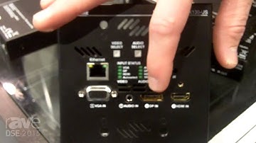 DSE 2015: Lightware USA Showcases MX Series Product Line, Such as HDBaseT Wall Plate Transmitter