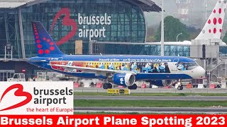 BRUSSELS ZAVENTEM AIRPORT | Plane Spotting  (2023)