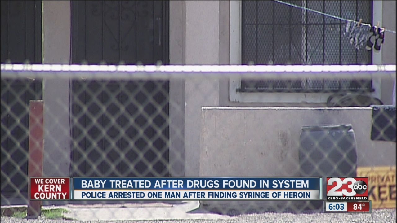 Baby treated after drugs found in system - YouTube