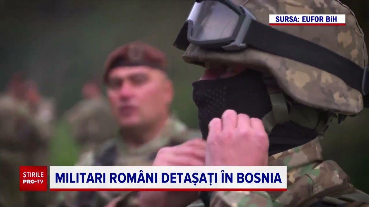 Klaus Iohannis a aprobat dislocarea a peste 100 de militari români în Bosnia și Herțegovina