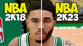 Evolution of Jayson Tatum In NBA 2K Games  (NBA 2K18 - NBA 2K23)