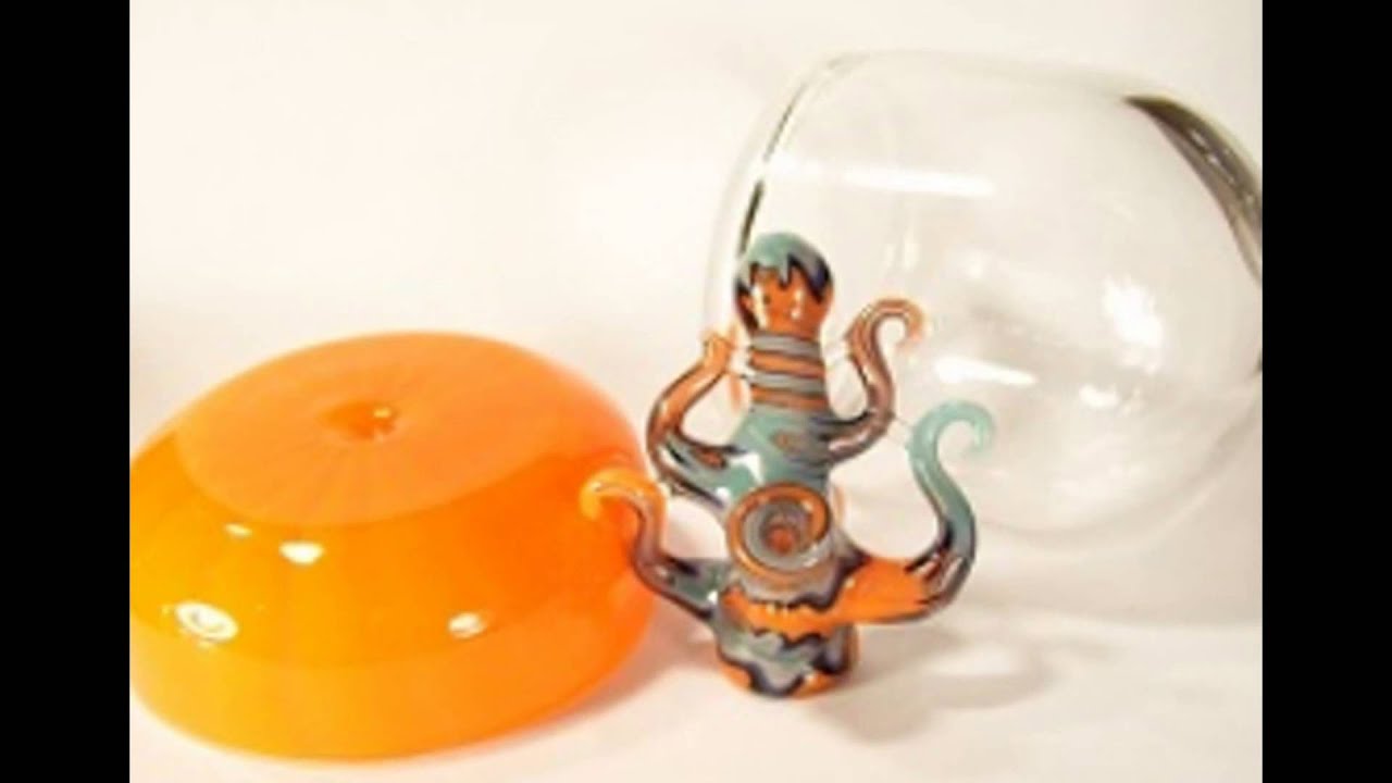 Gremlin Glass Pipe Mini Headie Bubbler In A Coin Op Bubble