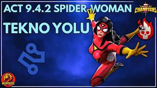 MCOC 9.4.2 TEKNOLOJİ YOLU REHBERİ: ÖRÜMCEK KADIN'A KARŞI EN İYİ TERCİH! EASY PATH