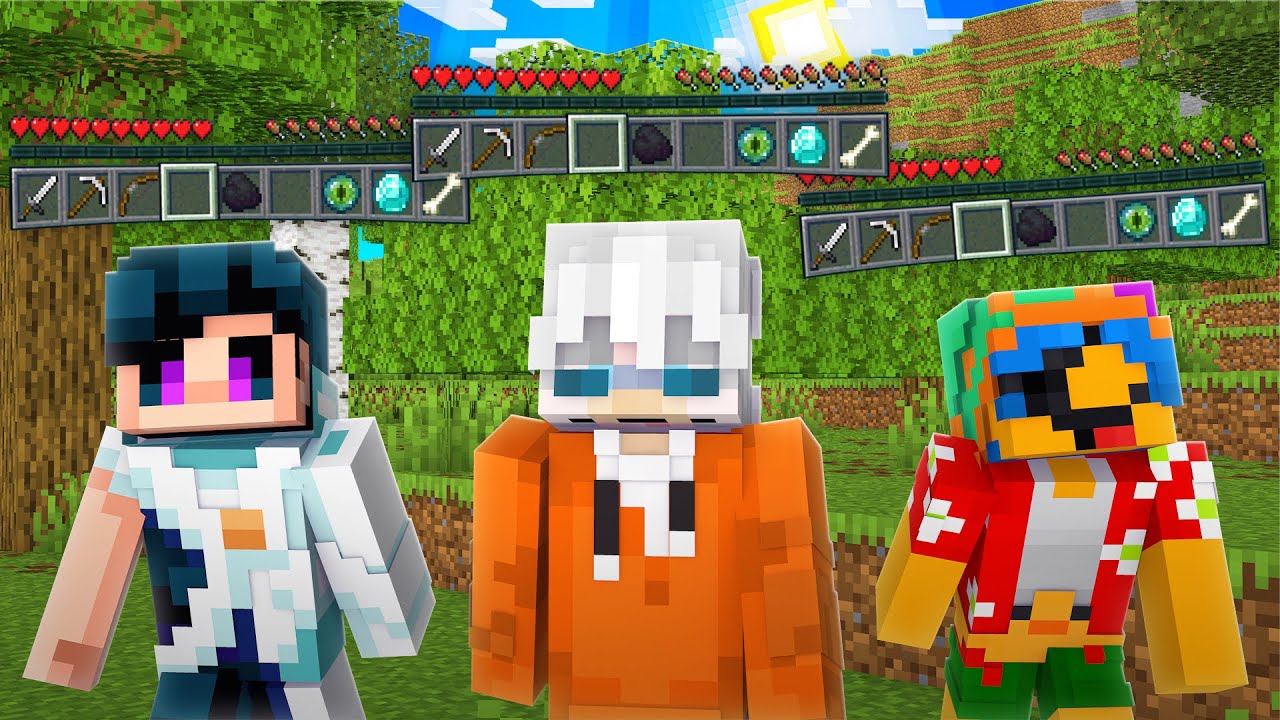 Minecraft, Mas é 1 inventario pra 6 idiotas