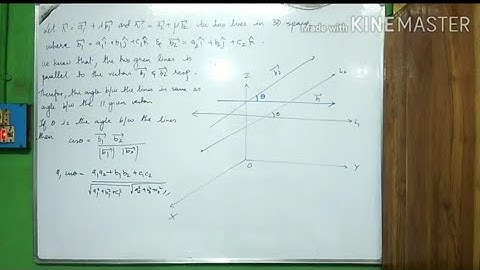 CLASS 12 MATHEMATICS.ANGLE BETWEEN TWO LINES IN 3D.PART 4.NCERT Q&As SOLVED & EXPLAINED IN NEPALI