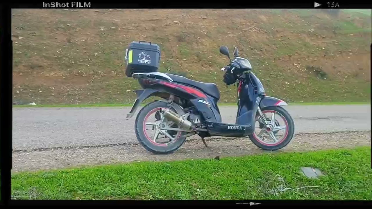 جولة جبلية طريق عين عسكر و المرور من الجيزة و رجوع من طريق تاطافت 🛵