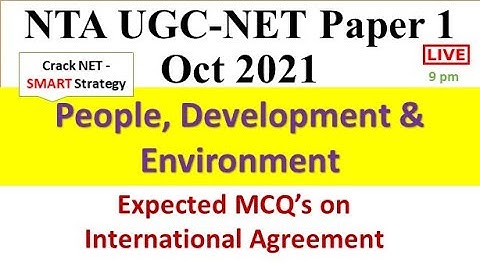 People, Development & Environment   30 Days Strategy Series  Part 2 Paper 1 Oct 2021 Dr Trupti
