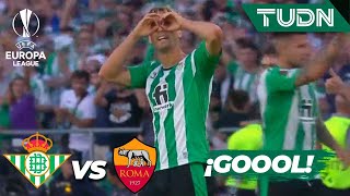 ¡GOL DE BETIS! Canales aprovecha el desvío | Betis 1-0 Roma | UEFA Europa League 22/23-J4 | TUDN