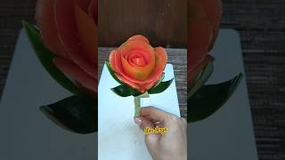 garnish daun #garnish #carrott #shortvideo #garnishing #garnishing #flower