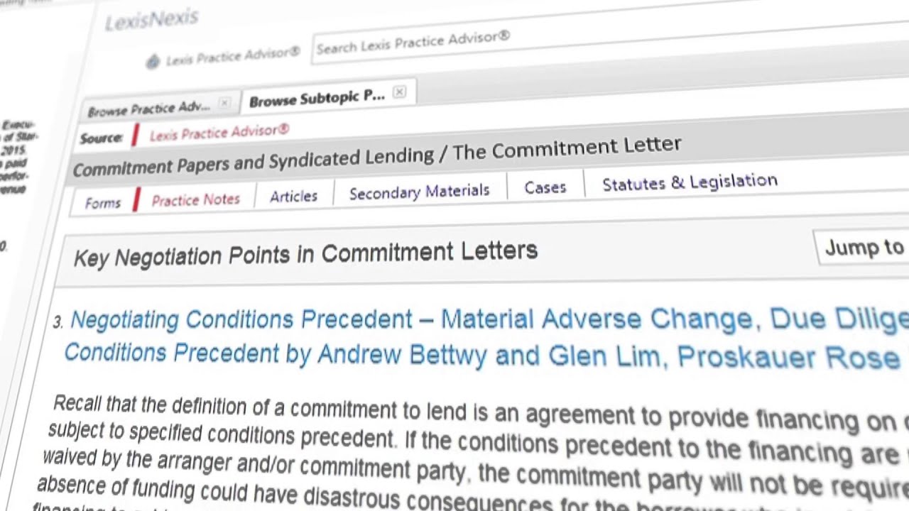 Lexis® for Microsoft Office® - Lexis Practice Advisor® Integration