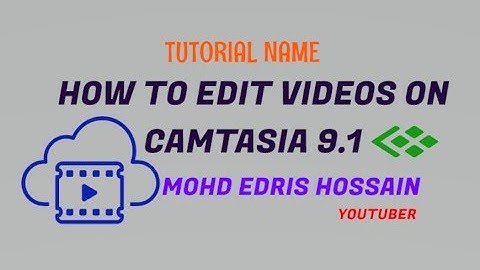 How to Record Computer Screen and Edit Videos with Camtasia Studio 9.1  | Chittagonion Tutorial