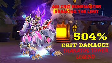 504% CRIT DAMAGE!! AGI CRIT RUNEMASTER VS TTL