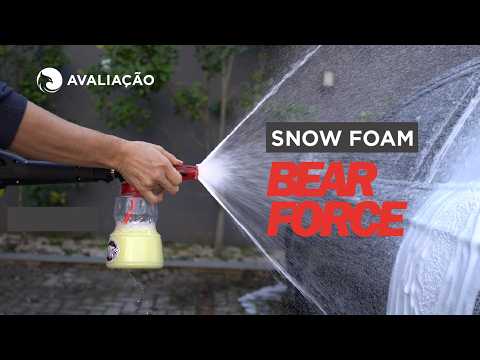 Canhão de Espuma Barato Vale a Pena? Snow Foam Bear Force | Avaliação Harpyja