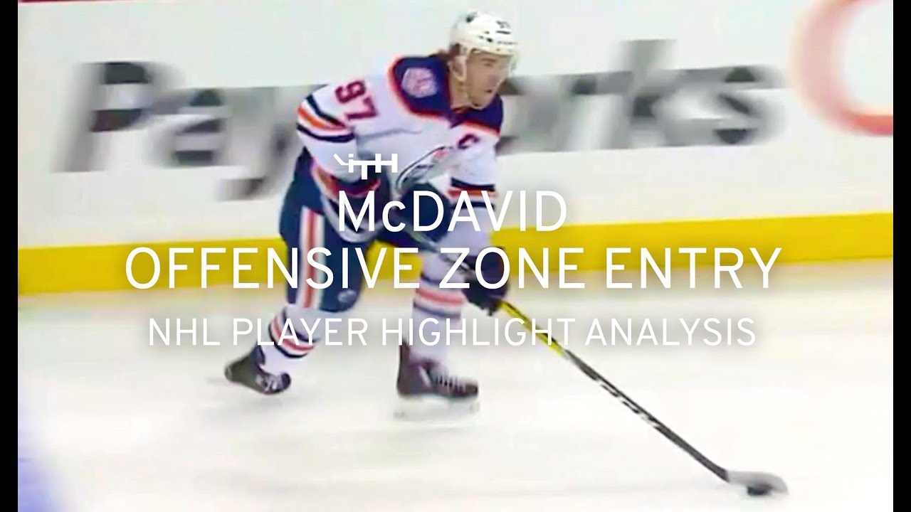 McDavid Offensive Zone Entry NHL Player Hightlight Analysis YouTube