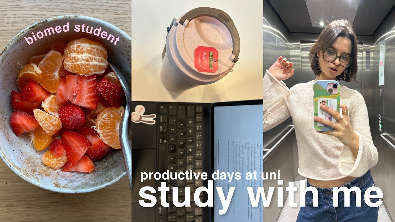 productive study days at uni | final year biomed student 