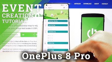 How to Set Up Reminder in OnePlus 8 Pro - Add Event to Calendar