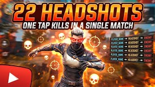 22 One Tap Kills In Custom Match Fireboys Gaming Free Fire Ffmax