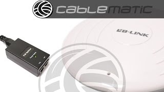 TRENDnet 8 dBi Outdoor Omni Directional Antenna Antena de techo con router WIFI 300 Mbps 802.11-n/g/b 1 WAN distribuido por CABLEMATIC ®