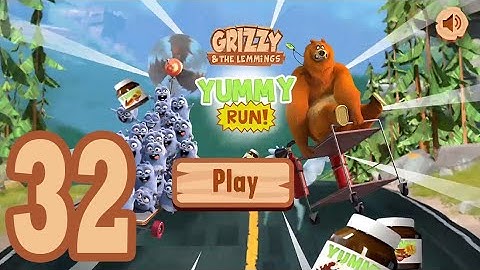 Grizzy and the Lemmings Yummy Run - Gameplay Walkthrough part 32 (Android/iOS)