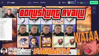 Hukkaw Bonushunt auki ja voittoja satelee!