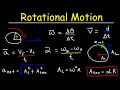 Circular and Rotational Motion - Part 1 |Angular displacement|Angular speed|Angular Acceleration