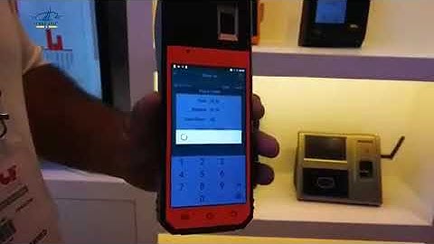 FP09 Biometric Android handheld terminal with POS and printer