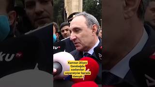 Kamran Əliyev Qarabağda Saxlanılan Separatçılar Barədə Danışdı