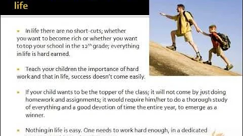 10 must life lessons for your children - Kamyabology