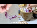 【日本刺繍】「蝶々」図案作成から刺繍まで🪡 Relax Embroidery Vlog 🕊️