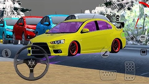 Android gameplay | Simulator game | mobile Realistic car gaming HD | Dogan simulator Lancer EVO #2