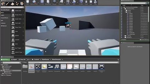 Unreal Engine Prototype #1 - FPS Robo prototype