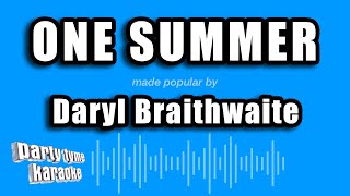 Daryl Braithwaite - One Summer (Karaoke Version)