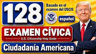 2026 Regla 50/20 Y 55/15 Solo En Español, Aleatorio, Cívica De 128 Preguntas, Ciudadanía Americana