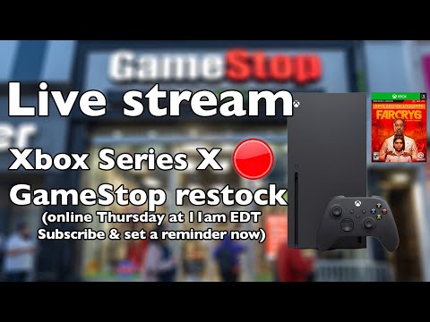 Xbox Series X restock live stream: GameStop Thursday