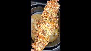 Air Fryer Lemon Pepper Chicken Skewers